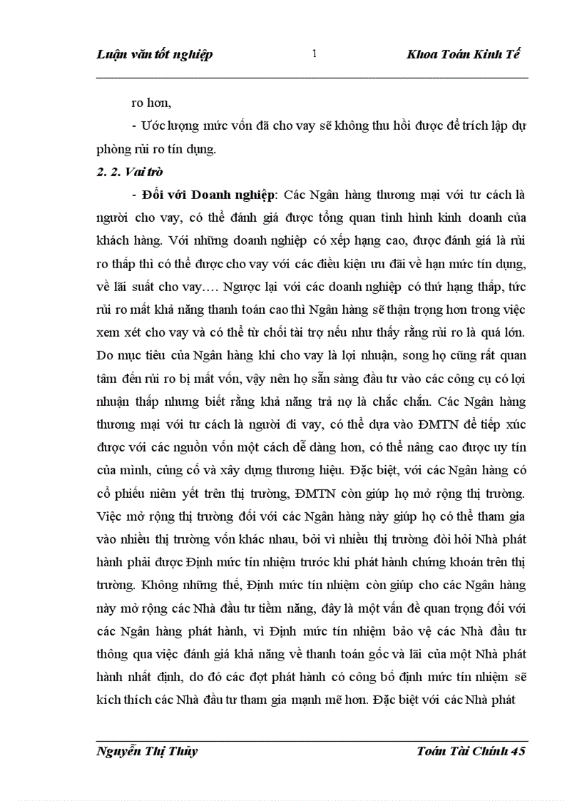 image for page Một số mô hình định mức tín nhiệm áp dụng cho sở giao dịch I Ngân hàng công thương Việt Nam