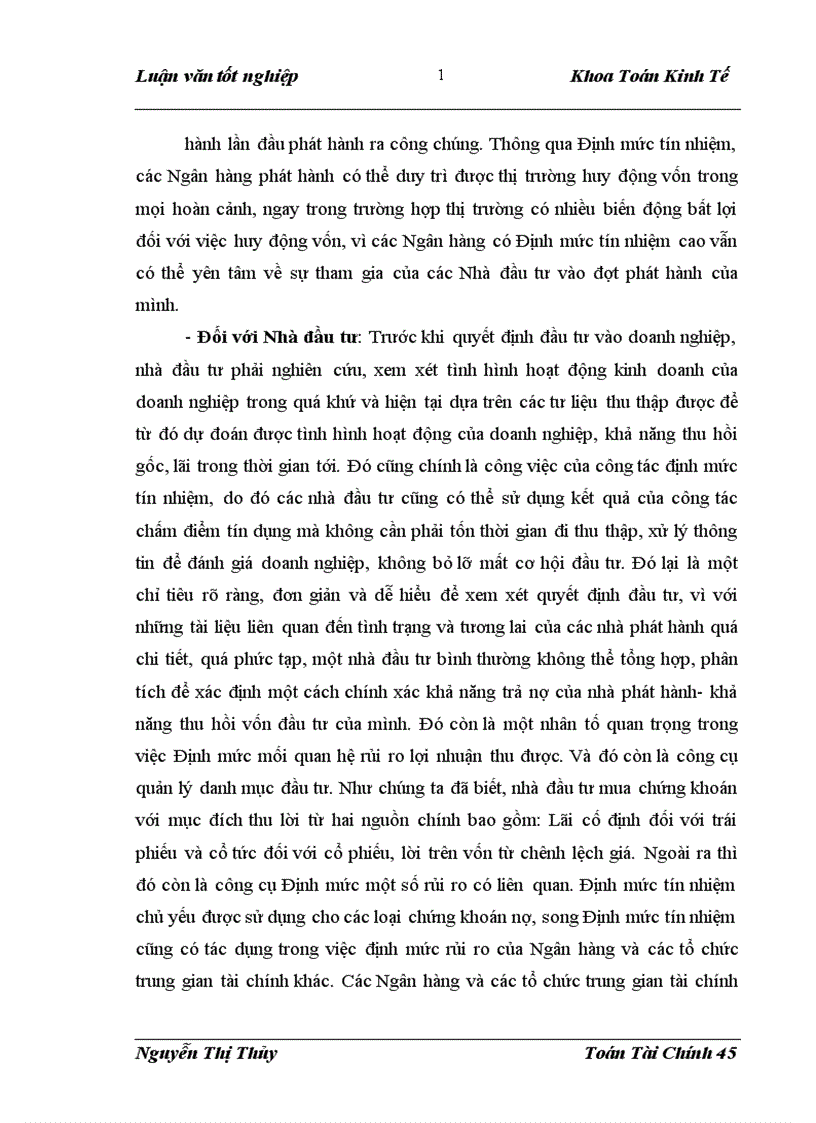 image for page Một số mô hình định mức tín nhiệm áp dụng cho sở giao dịch I Ngân hàng công thương Việt Nam
