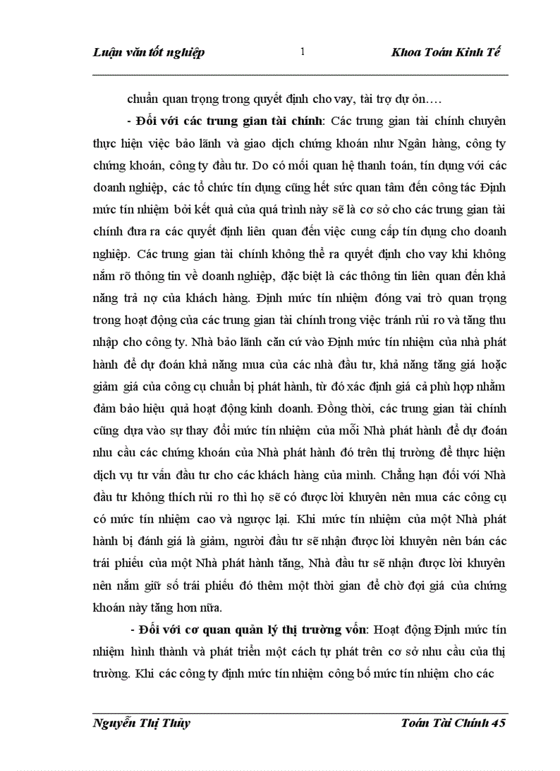 image for page Một số mô hình định mức tín nhiệm áp dụng cho sở giao dịch I Ngân hàng công thương Việt Nam
