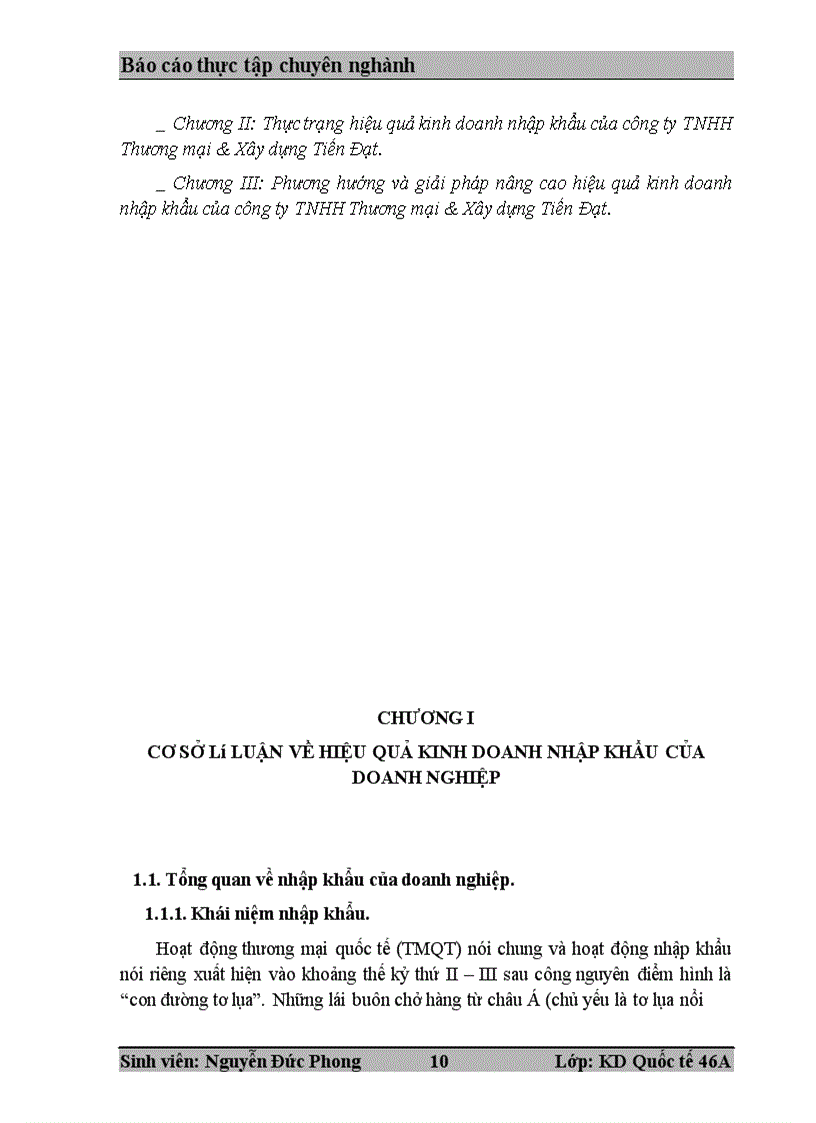 image for page Nâng cao hiệu quả kinh doanh nhập khẩu tại công ty TNHH Thương mại Xây dựng Tiến Đạt