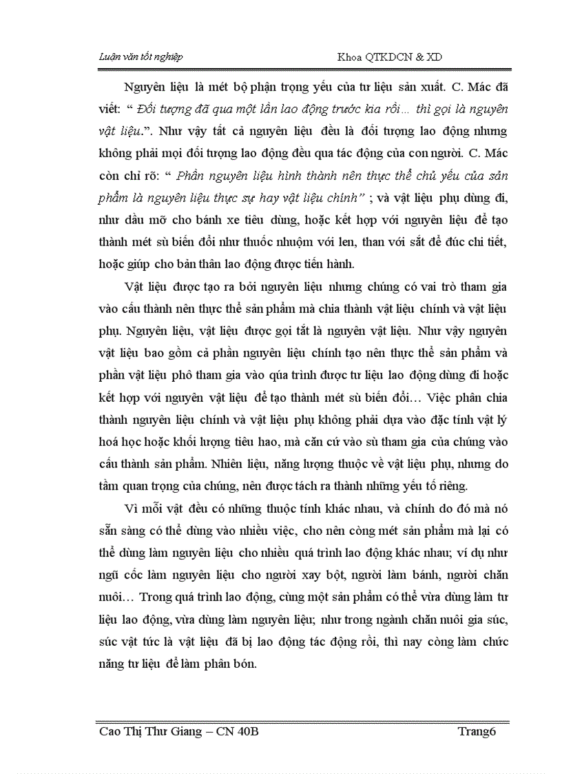 image for page Một số biện pháp nhằm sử dụng hợp lý và tiết kiệm nguyên vật liệu tại Công ty Cổ phần đầu tư xây dựng và sản xuất vật liệu Nam Thắng