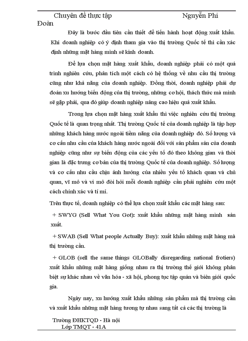 image for page Phương hướng và một số giải pháp đẩy mạnh xuất khẩu mặt hàng nông sản tại Công ty VILEXIM