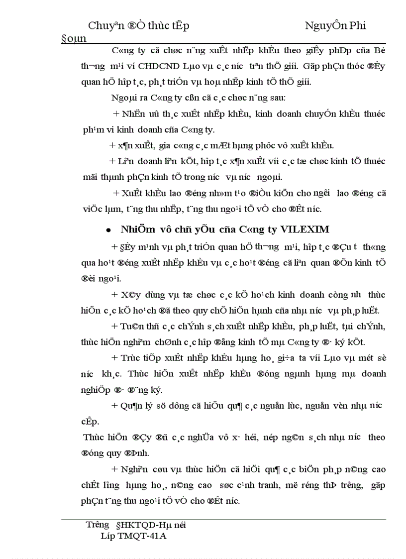 image for page Phương hướng và một số giải pháp đẩy mạnh xuất khẩu mặt hàng nông sản tại Công ty VILEXIM
