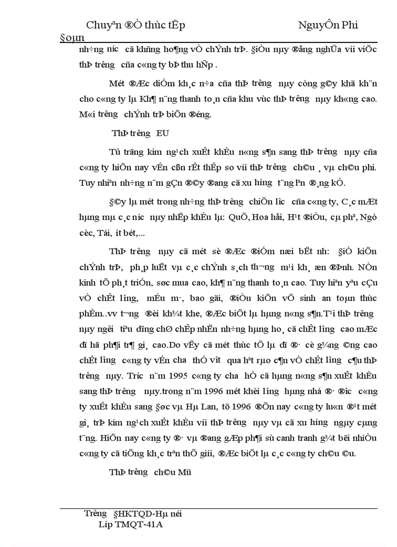 image for page Phương hướng và một số giải pháp đẩy mạnh xuất khẩu mặt hàng nông sản tại Công ty VILEXIM