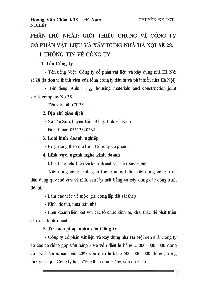 image for page Giải pháp nhằm mở rộng thị trường tiêu thụ gạch Tuynel của Công ty cổ phần vật liệu và phát triển nhà Hà Nội số 28