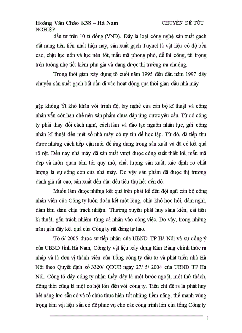 image for page Giải pháp nhằm mở rộng thị trường tiêu thụ gạch Tuynel của Công ty cổ phần vật liệu và phát triển nhà Hà Nội số 28