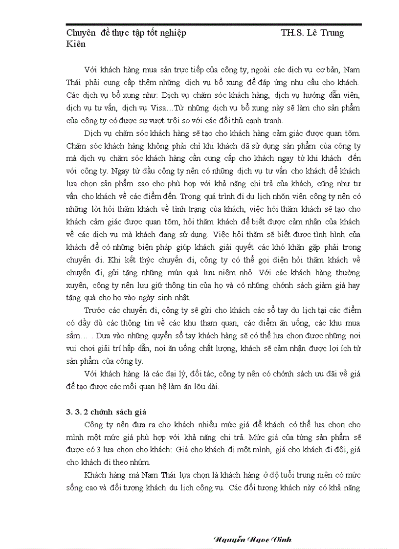 image for page Xây dựng chiến lược sản phẩm outbound dành cho khách hàng cá nhân tại công ty du lịch Nam Thái 1