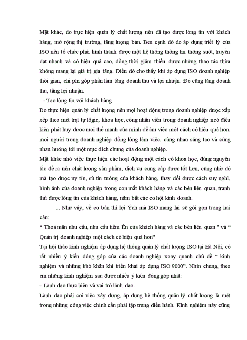 image for page Tạo điều kiện thuận lợi áp dụng thành công hệ thống quản lý chất lượng theo tiêu chuẩnQuốc tế ISO9001 2000 ở công ty Xăng Dầu Hàng Không 1