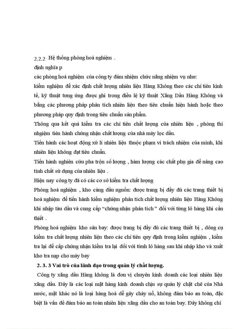 image for page Tạo điều kiện thuận lợi áp dụng thành công hệ thống quản lý chất lượng theo tiêu chuẩnQuốc tế ISO9001 2000 ở công ty Xăng Dầu Hàng Không 1