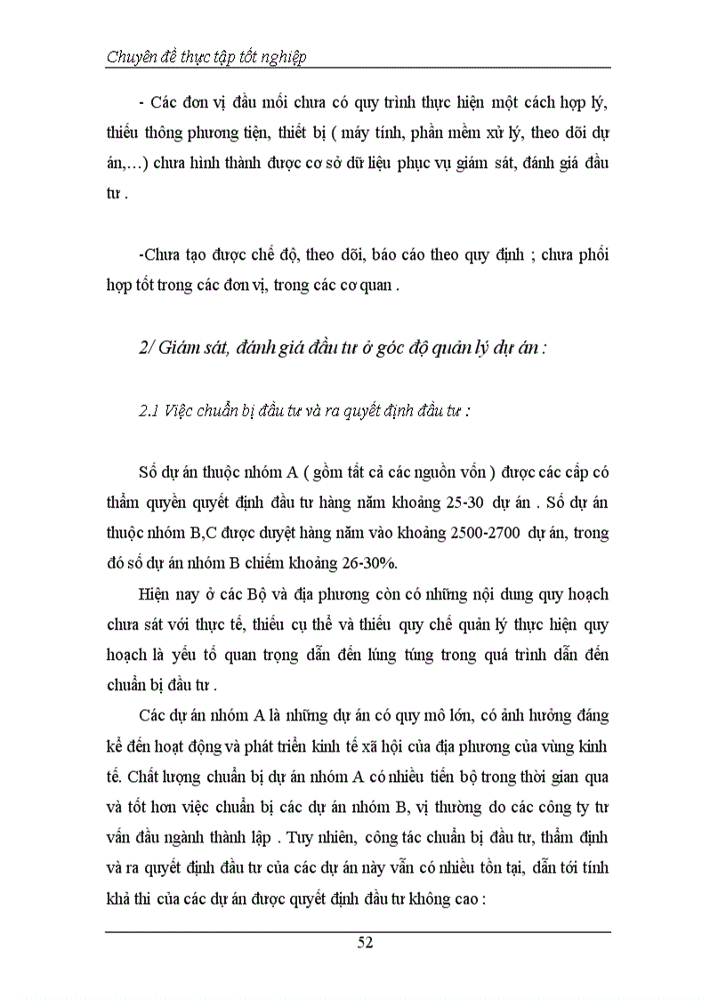 image for page Thực trạng và phương hướng tăng cường công tác Giám sát đánh giá đầu tư tại Vụ Thẩm định và Giám sát đầu tư 1