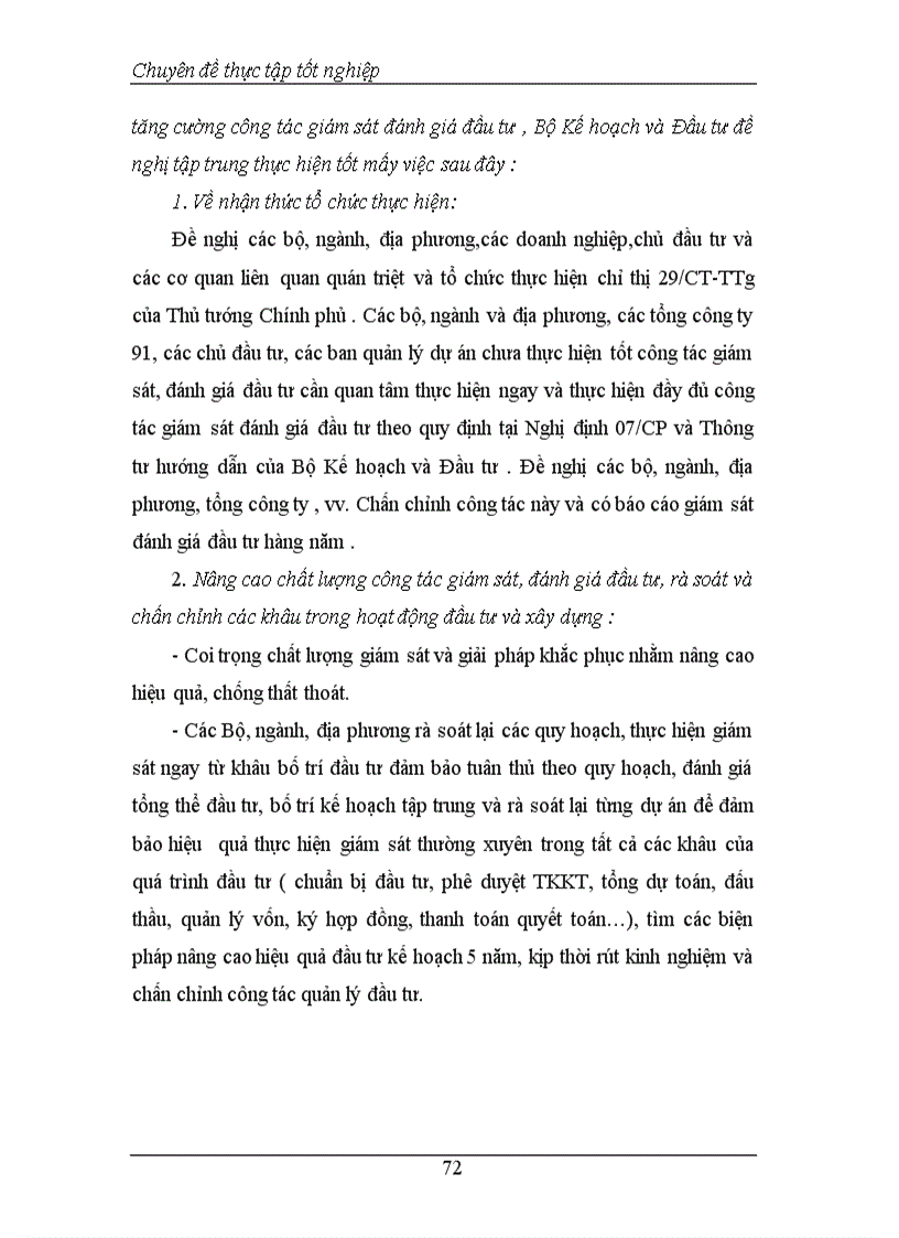 image for page Thực trạng và phương hướng tăng cường công tác Giám sát đánh giá đầu tư tại Vụ Thẩm định và Giám sát đầu tư 1
