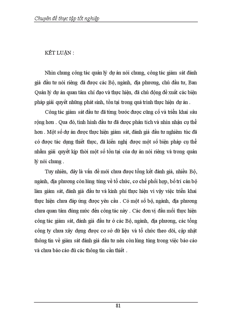 image for page Thực trạng và phương hướng tăng cường công tác Giám sát đánh giá đầu tư tại Vụ Thẩm định và Giám sát đầu tư 1