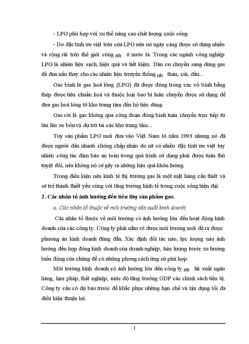 image for page Một số vấn đề về Hoạt động tiêu thụ sản phẩm của công ty Gas Petrolimex 1