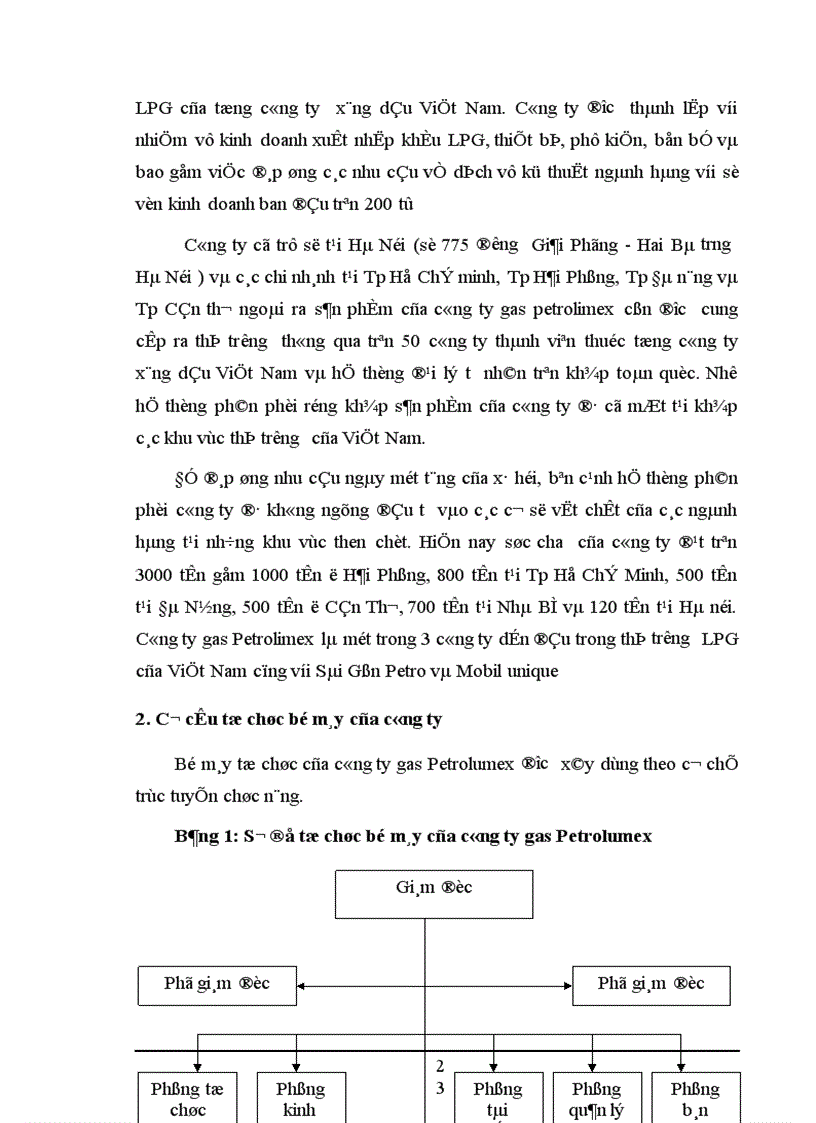 image for page Một số vấn đề về Hoạt động tiêu thụ sản phẩm của công ty Gas Petrolimex 1