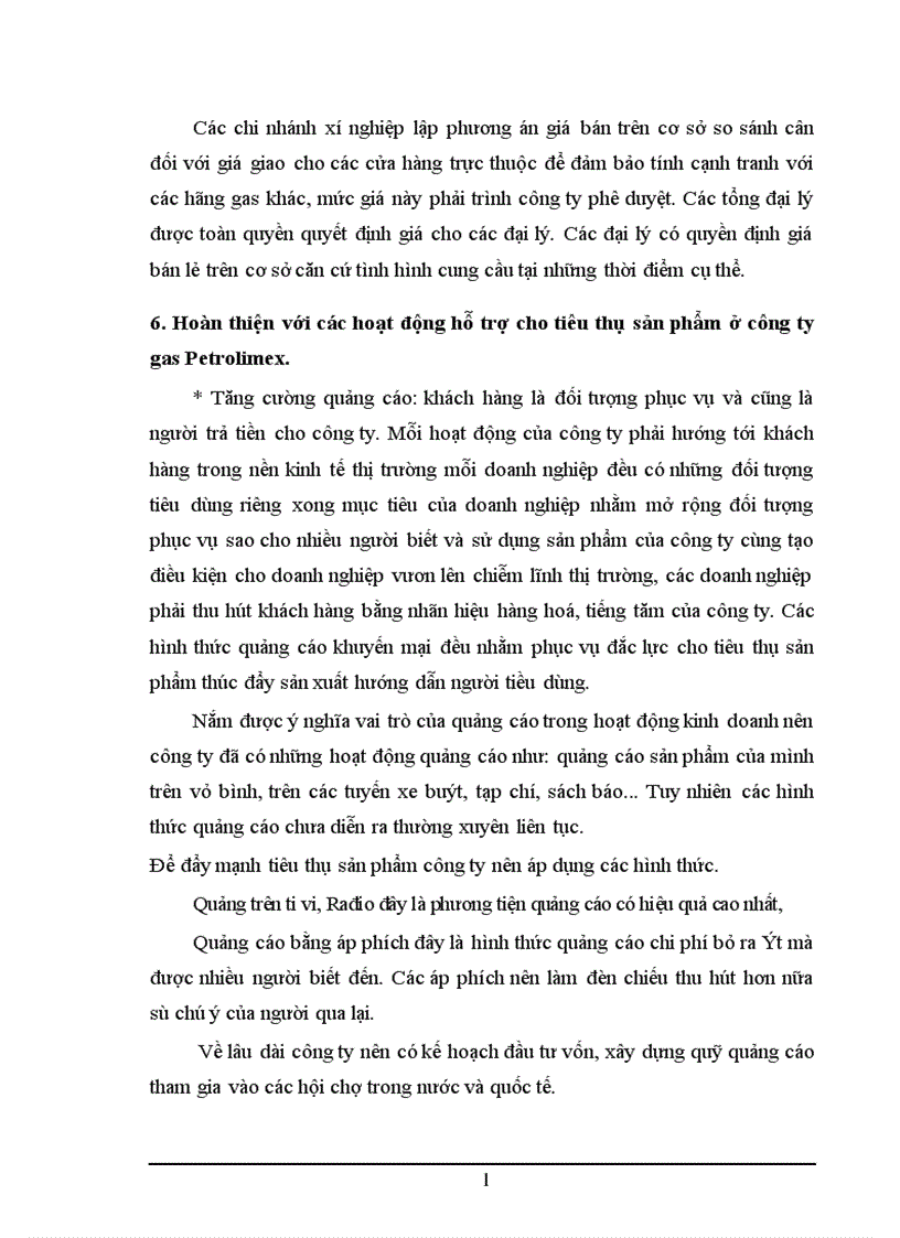 image for page Một số vấn đề về Hoạt động tiêu thụ sản phẩm của công ty Gas Petrolimex 1