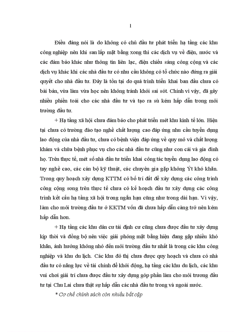 image for page Thu hút vốn đầu tư để phát triển khu kinh tế mở Chu Lai tỉnh Quang Nam 1