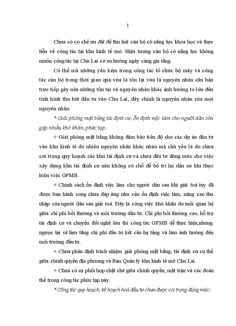 image for page Thu hút vốn đầu tư để phát triển khu kinh tế mở Chu Lai tỉnh Quang Nam 1