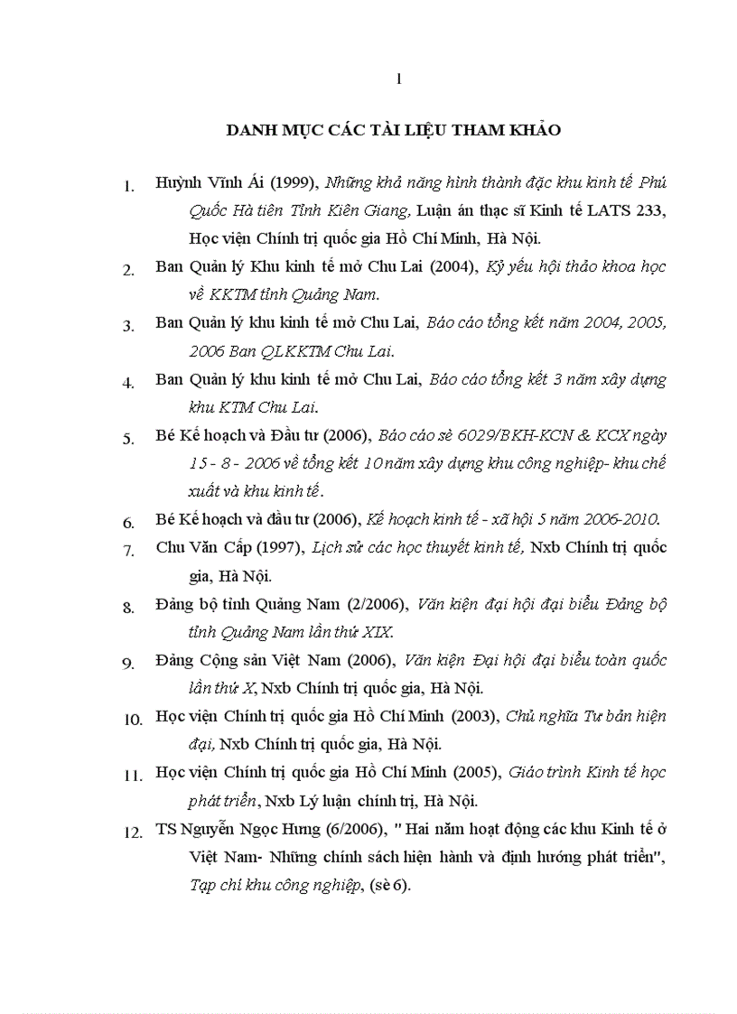 image for page Thu hút vốn đầu tư để phát triển khu kinh tế mở Chu Lai tỉnh Quang Nam 1