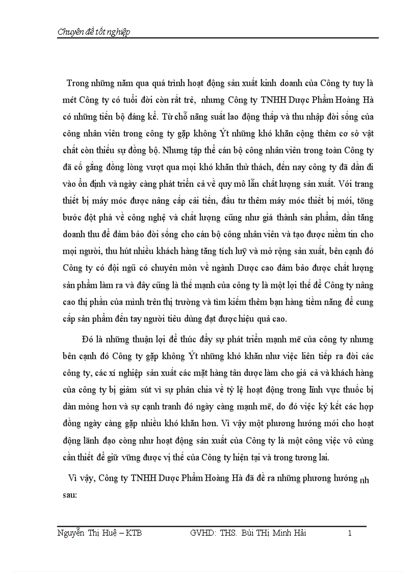 image for page Hoàn Thiện kế toán tập hợp chi phí sản xuất và tính giá thành sản phẩm tại Công ty TNHH Dược Phẩm Hoàng Hà 1