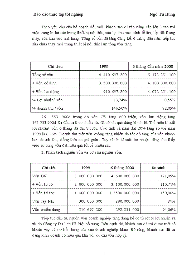 image for page Báo cáo thực tập tổng hợp tại khách sạn Dân Chủ