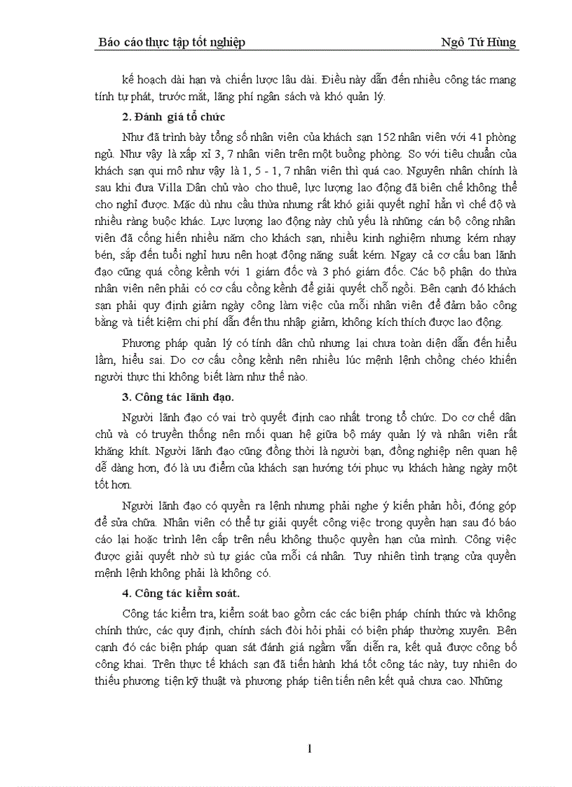 image for page Báo cáo thực tập tổng hợp tại khách sạn Dân Chủ