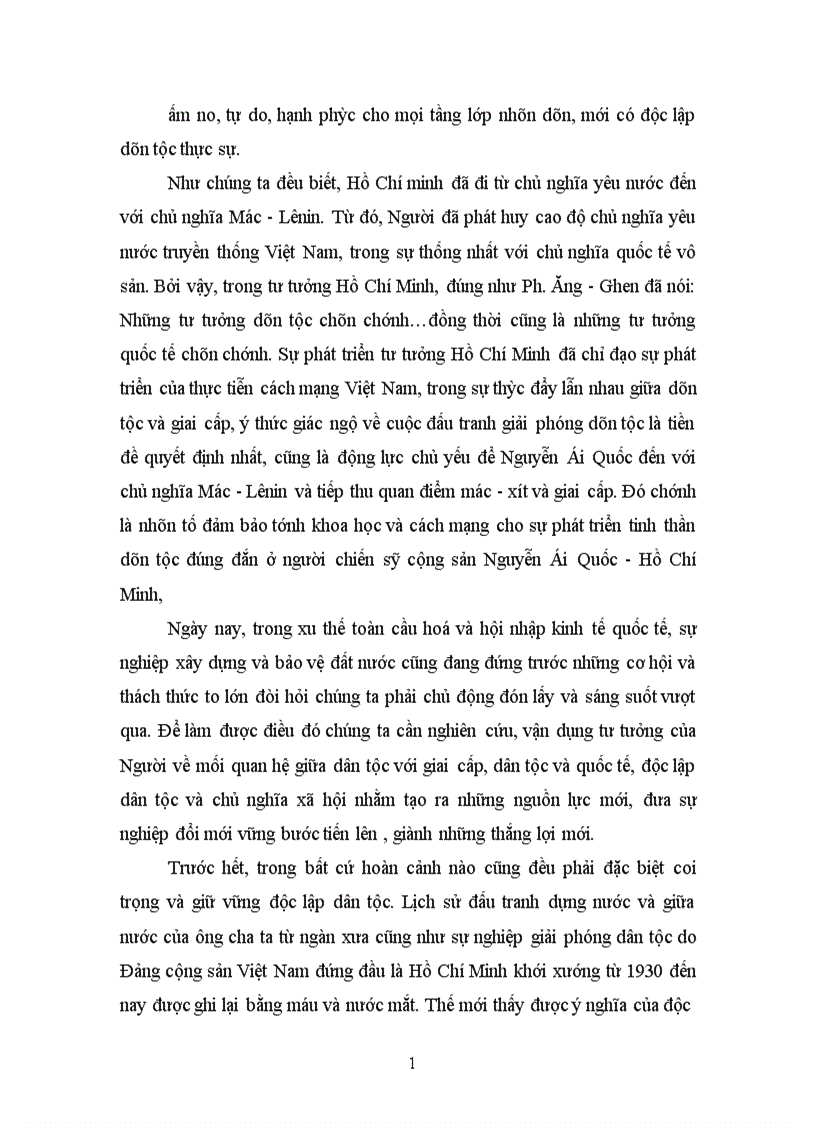 image for page Biện chứng vấn đề dân tộc và giai cấp trong tư tưởng Hồ Chí Minh