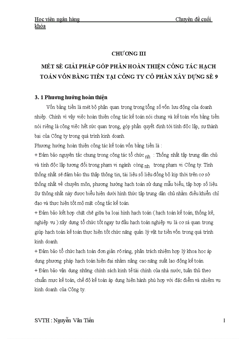 image for page Thực trạng kế toán vốn bằng tiền tại công ty cổ phần xây dựng số