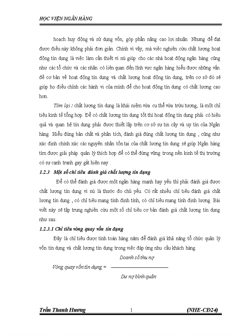 image for page Nâng cao chất lượng tín dụng tại VPbank chi nhánh Thăng Long Thực trạng và Giải pháp 1