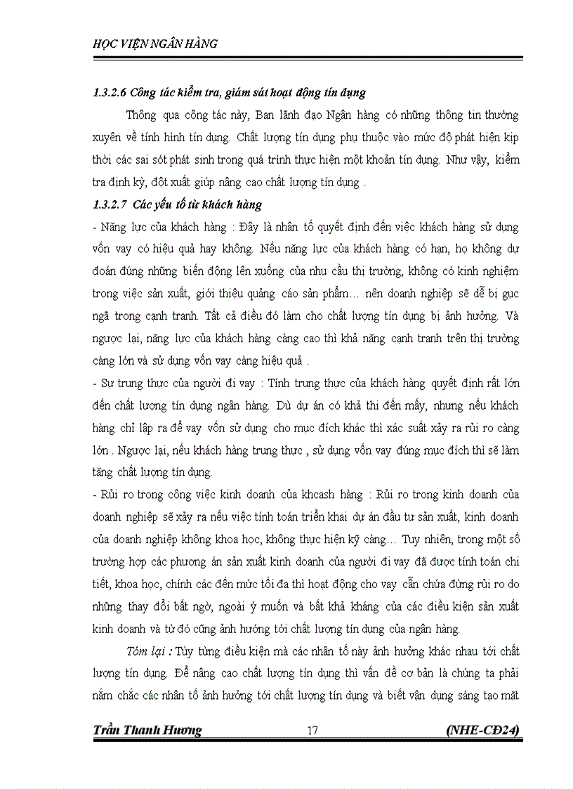 image for page Nâng cao chất lượng tín dụng tại VPbank chi nhánh Thăng Long Thực trạng và Giải pháp 1