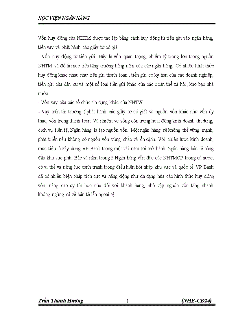 image for page Nâng cao chất lượng tín dụng tại VPbank chi nhánh Thăng Long Thực trạng và Giải pháp 1