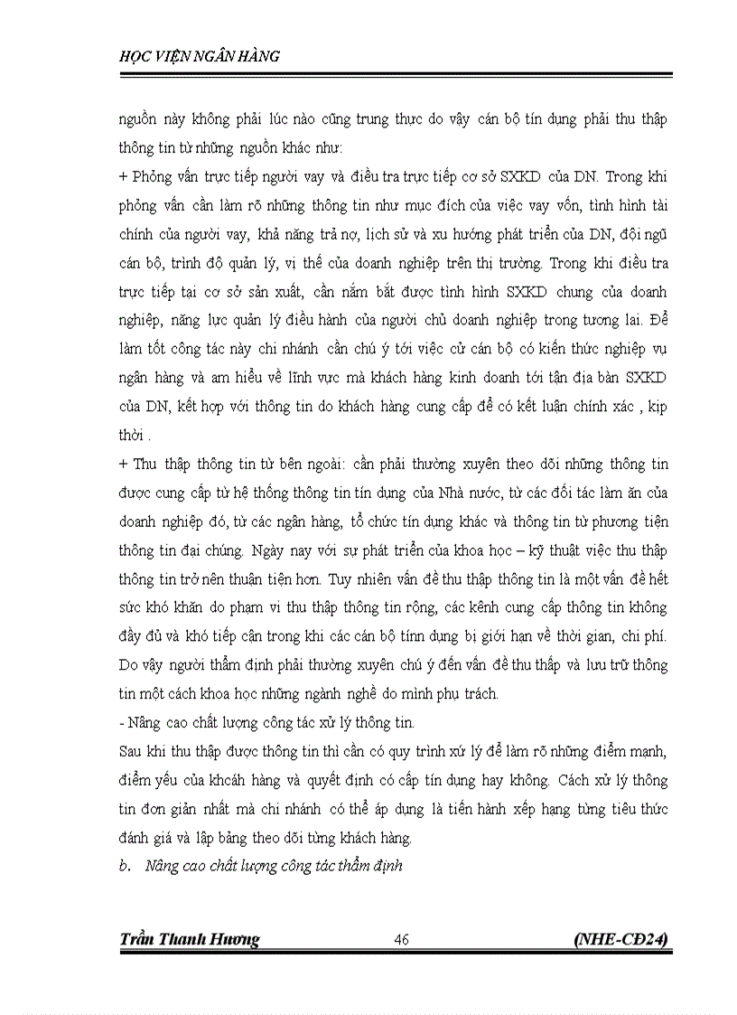 image for page Nâng cao chất lượng tín dụng tại VPbank chi nhánh Thăng Long Thực trạng và Giải pháp 1
