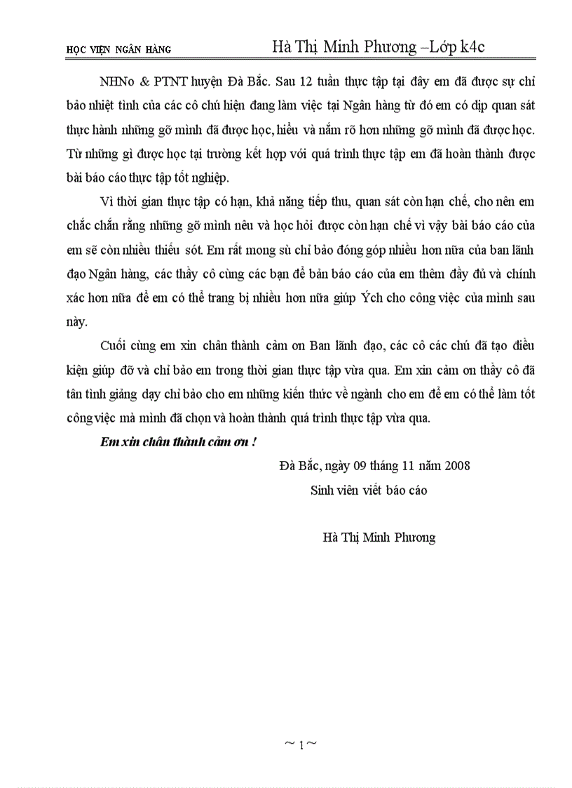 image for page Báo cáo thực tập tại NHNo PTNT huyện Đà Bắc