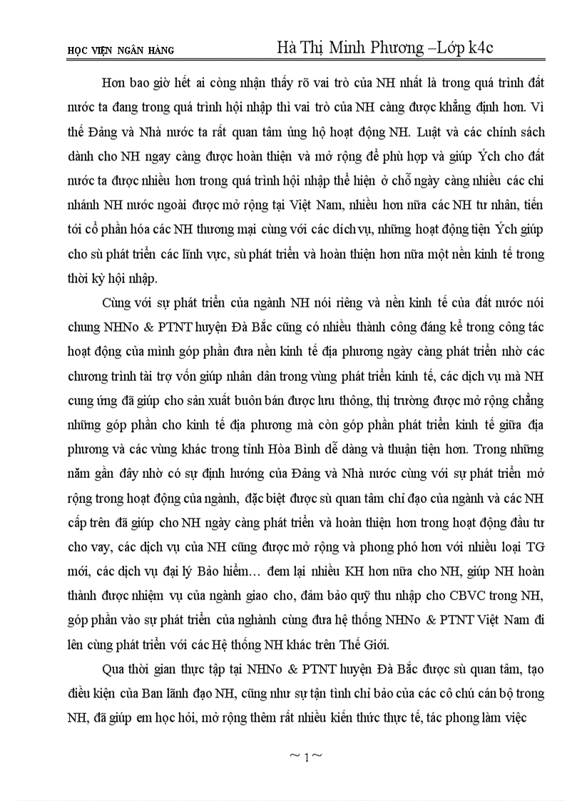 image for page Báo cáo thực tập tại NHNo PTNT huyện Đà Bắc