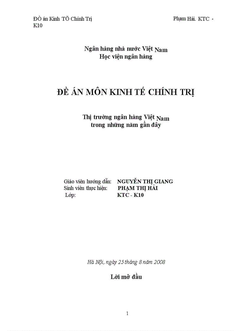 image for page Thị trường ngân hàng Việt Nam trong những năm gần đây