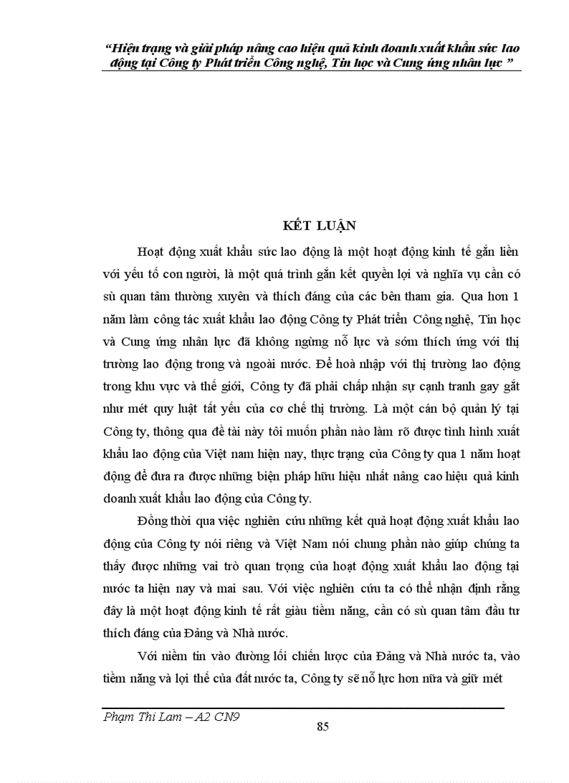 image for page Hiện trạng và giải pháp nâng cao hiệu quả kinh doanh xuất khẩu sức lao động tại Công ty Phát triển Công nghệ Tin học và Cung ứng nhân lực