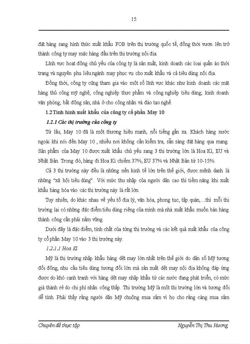 image for page Những rào cản kỹ thuật đối với hàng may mặc Việt Nam và biện pháp đẩy mạnh xuất khẩu hàng may mặc tại công ty cổ phần May 10 1
