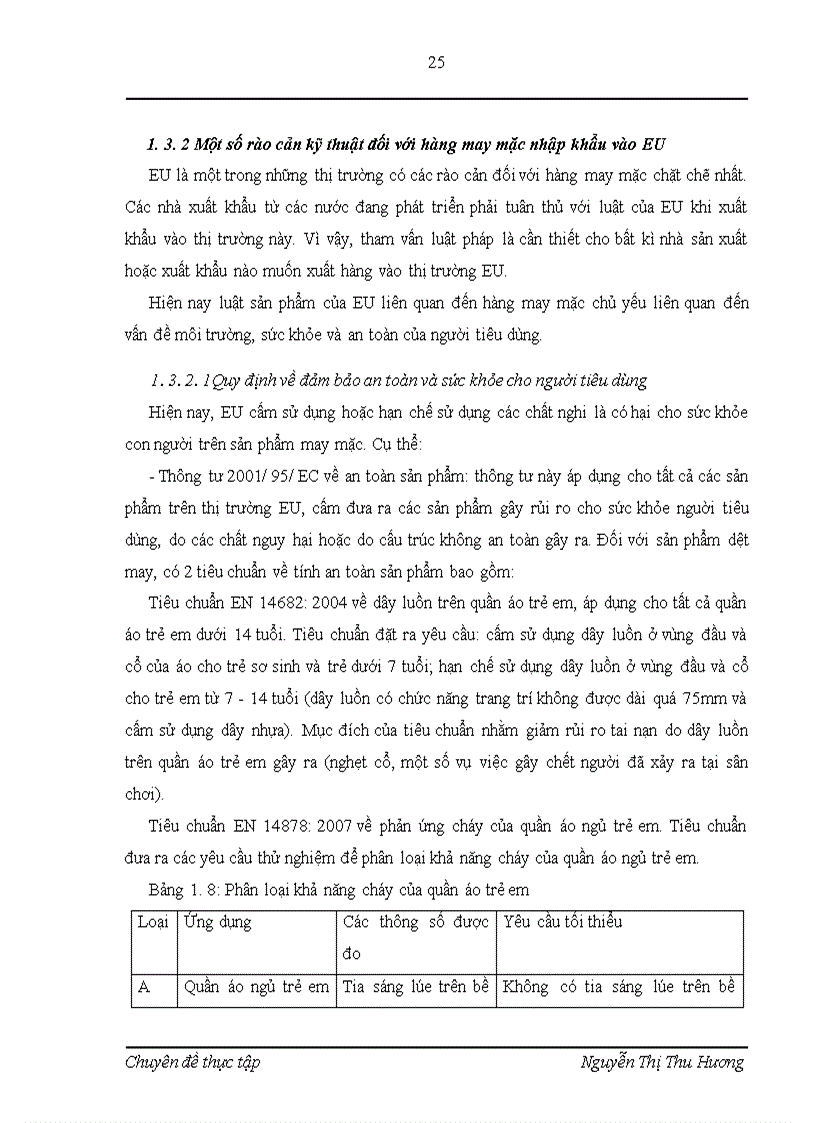 image for page Những rào cản kỹ thuật đối với hàng may mặc Việt Nam và biện pháp đẩy mạnh xuất khẩu hàng may mặc tại công ty cổ phần May 10 1