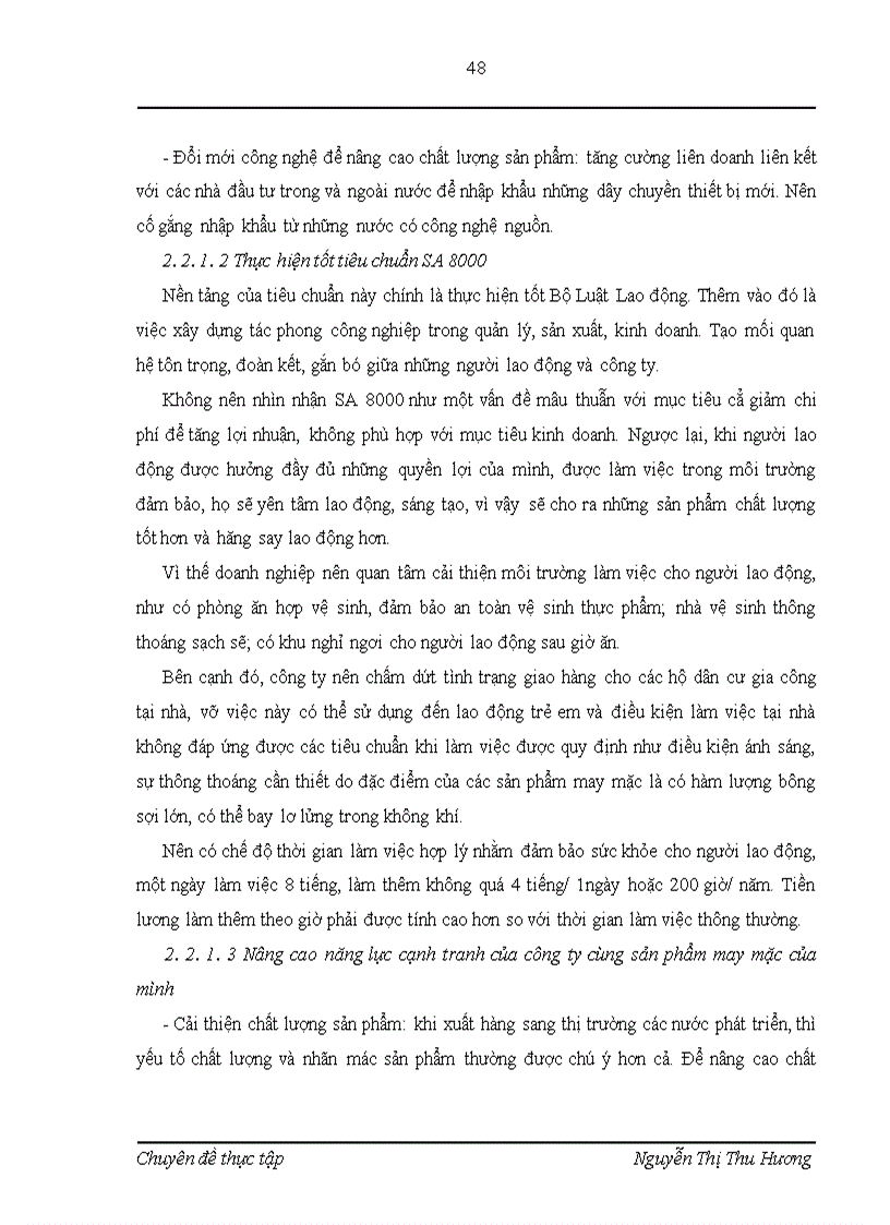 image for page Những rào cản kỹ thuật đối với hàng may mặc Việt Nam và biện pháp đẩy mạnh xuất khẩu hàng may mặc tại công ty cổ phần May 10 1