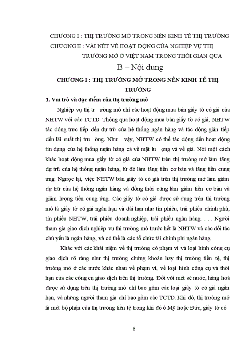 image for page Tìm hiểu hoạt động nghiệp vụ thị trường mở và thực tiễn hoạt động ở Việt Nam 1