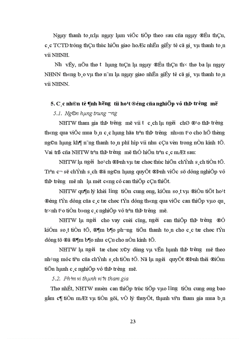 image for page Tìm hiểu hoạt động nghiệp vụ thị trường mở và thực tiễn hoạt động ở Việt Nam 1