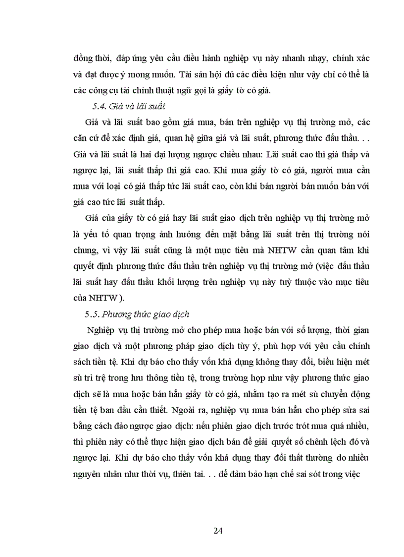 image for page Tìm hiểu hoạt động nghiệp vụ thị trường mở và thực tiễn hoạt động ở Việt Nam 1