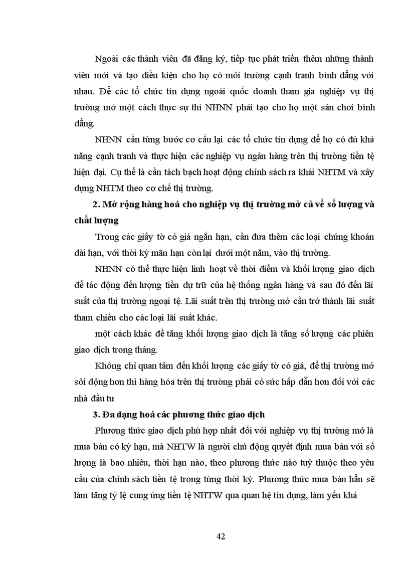 image for page Tìm hiểu hoạt động nghiệp vụ thị trường mở và thực tiễn hoạt động ở Việt Nam 1