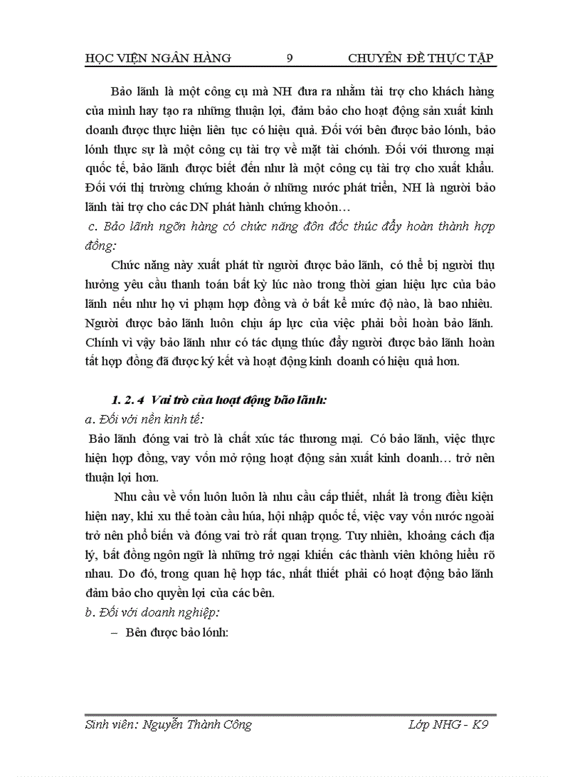 image for page Hoàn thiện và phát triển nghiệp vụ bảo lãnh tại Ngân hàng Đầu Tư và Phát Triển Việt Nam Chi nhánh Hà Thành 1