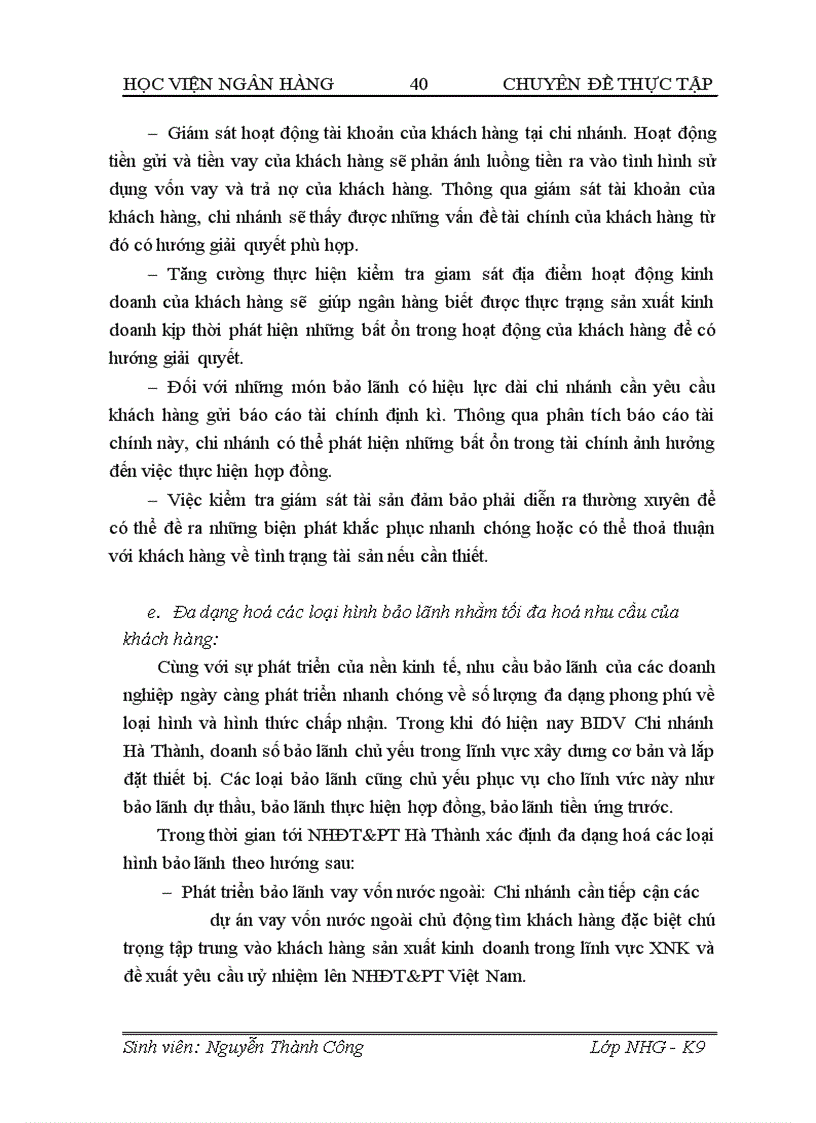 image for page Hoàn thiện và phát triển nghiệp vụ bảo lãnh tại Ngân hàng Đầu Tư và Phát Triển Việt Nam Chi nhánh Hà Thành 1