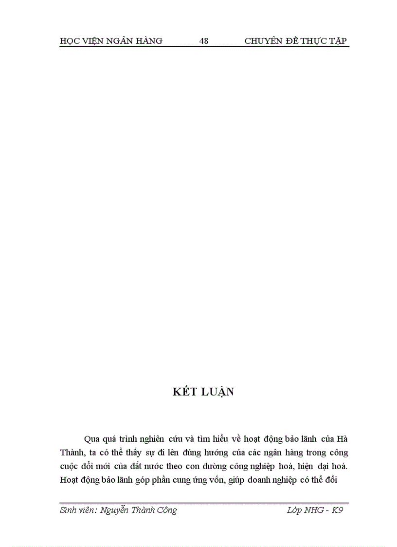 image for page Hoàn thiện và phát triển nghiệp vụ bảo lãnh tại Ngân hàng Đầu Tư và Phát Triển Việt Nam Chi nhánh Hà Thành 1