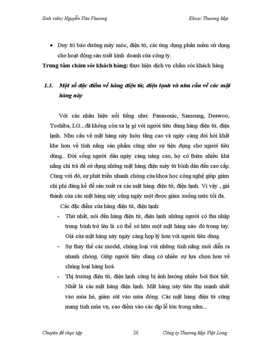 image for page Giải pháp đẩy mạnh hoạt động bán hàng điện tử điện lạnh của công ty thương mại Việt Long 1