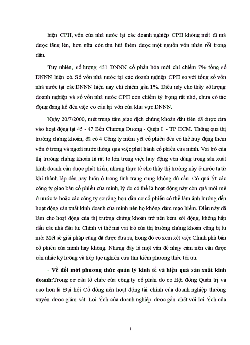 image for page Doanh nghiệp Nhà nước ở Việt nam và thực trạng Cổ phần hoá