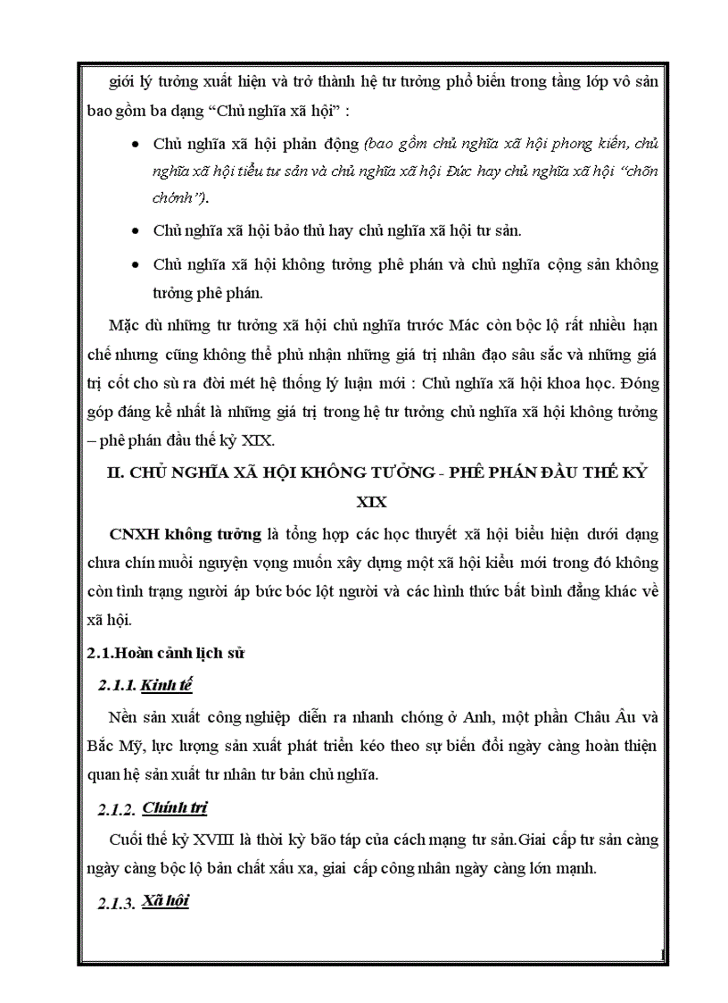 image for page Chủ nghĩa xã hội không tưởng phê phán đầu thế kỷ xix Giá trị và hạn chế