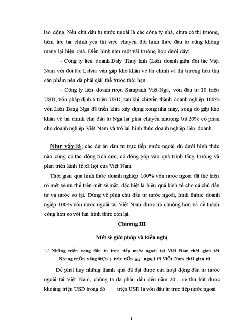 image for page Thực trạng và giải pháp phát triển hình thức đầu tư trực tiếp nước ngoài tại Việt Nam