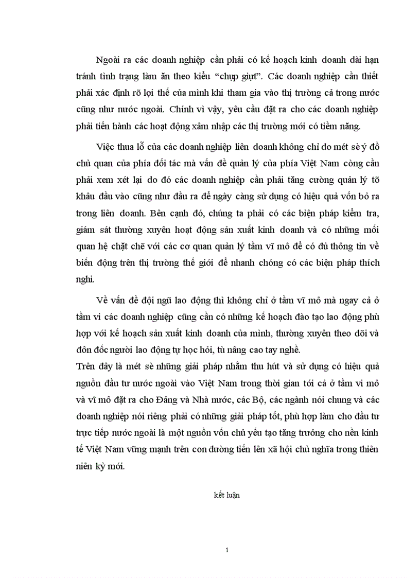 image for page Thực trạng và giải pháp phát triển hình thức đầu tư trực tiếp nước ngoài tại Việt Nam
